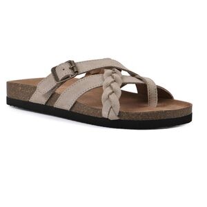 White Mountain Harrington Footbed Sandals - Sandal Wood Leather